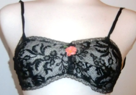 xxM192M 1920s Lace Bra